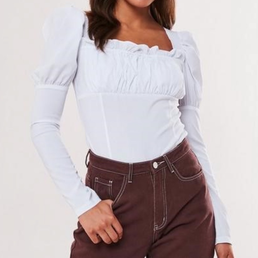 Missguided white bodysuit